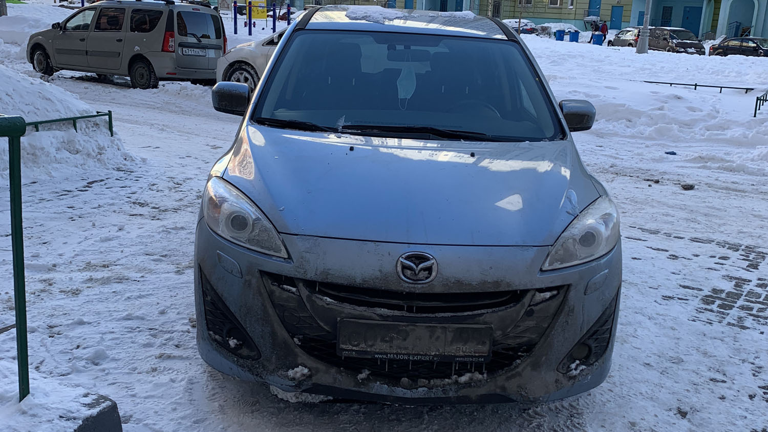 Неправильная парковка автомобиля в Московской области