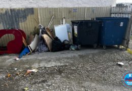 Проблемы с уборкой мусора с мусорной площадки в Новороссийске