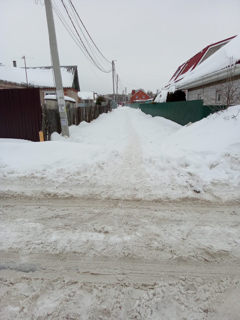 IMG_20240222_142703-b79fdc5336daf56266a7b5125a96d44c-768x1024 Дорога в деревне Литвиново не убирается от снега, скоро будет невозможно ходить