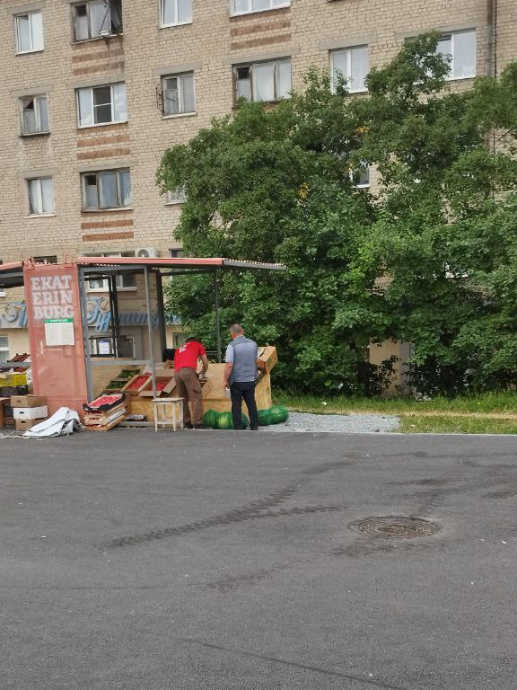 image-4-edited Овощи на газоне, машины на тротуаре: на ул. Космонавтов в Екатеринбурге требуют навести порядок